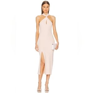 NWT Daija Neck Twist Dress - Pearl
